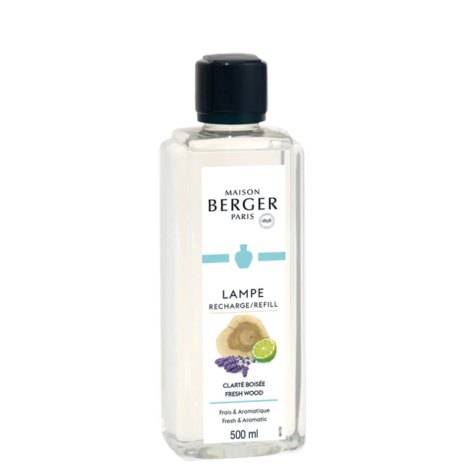 MAISON BERGER PARIS - Fresh Wood – Lampe Berger Duft 500 ml - Belebende Holznuancen - Maison Berger Refill