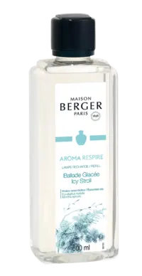 MAISON BERGER PARIS - Icy Stroll – Lampe Berger Duft 500 ml - Aroma Respire - Maison Berger Refill