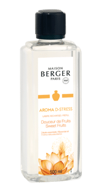 MAISON BERGER PARIS - Sweet Fruits – Lampe Berger Duft 500 ml - Aroma D-Stress - Maison Berger Refill