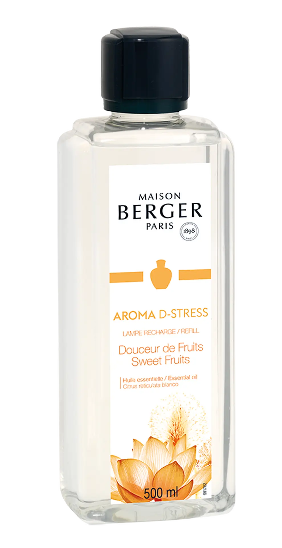 MAISON BERGER PARIS - Sweet Fruits – Lampe Berger Duft 500 ml - Aroma D-Stress - Maison Berger Refill
