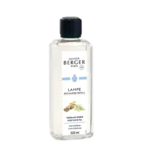 MAISON BERGER PARIS - Pure White Tea – Lampe Berger Duft 500 ml - Aromatischer Weißer Tee - Maison Berger Refill