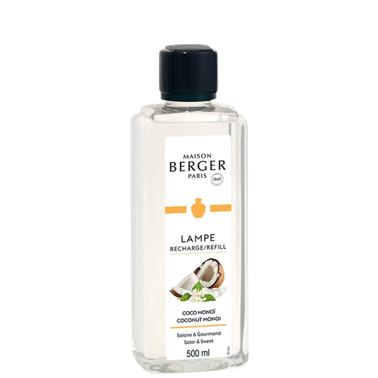 MAISON BERGER PARIS - Coconut Monoi – Lampe Berger Duft 500 ml - Coco Monoï - Maison Berger Refill