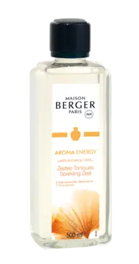 MAISON BERGER PARIS - Sparkling Zest – Lampe Berger Duft 500 ml - Aroma Energy - Maison Berger Refill