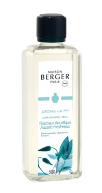 MAISON BERGER PARIS - Aquatic Freshness – Lampe Berger Duft 500 ml - Aroma Happy - Raumduft