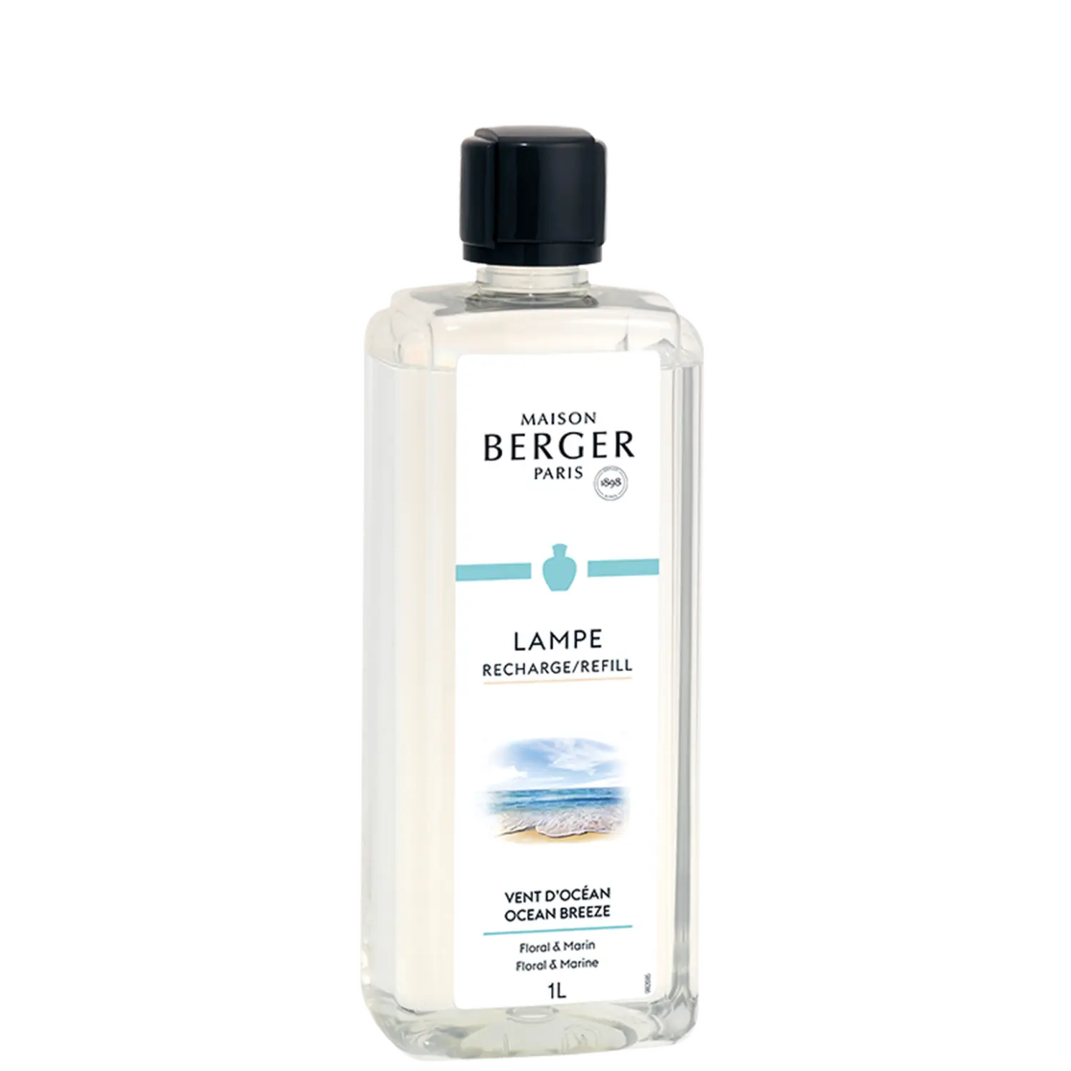 MAISON BERGER PARIS - Ocean Breeze – Lampe Berger Duft 1000 ml - Frische Ozeanbrise - Maison Berger Refill