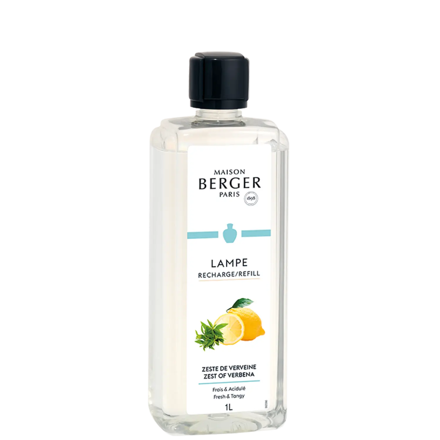 MAISON BERGER PARIS - Zest of Verbena – Lampe Berger Duft 1000 ml - Zitronen-Verbene - Maison Berger Refill