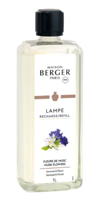 MAISON BERGER PARIS - Musk Flowers – Lampe Berger Duft 1000 ml - Zarte Moschusblüte - Maison Berger Refill