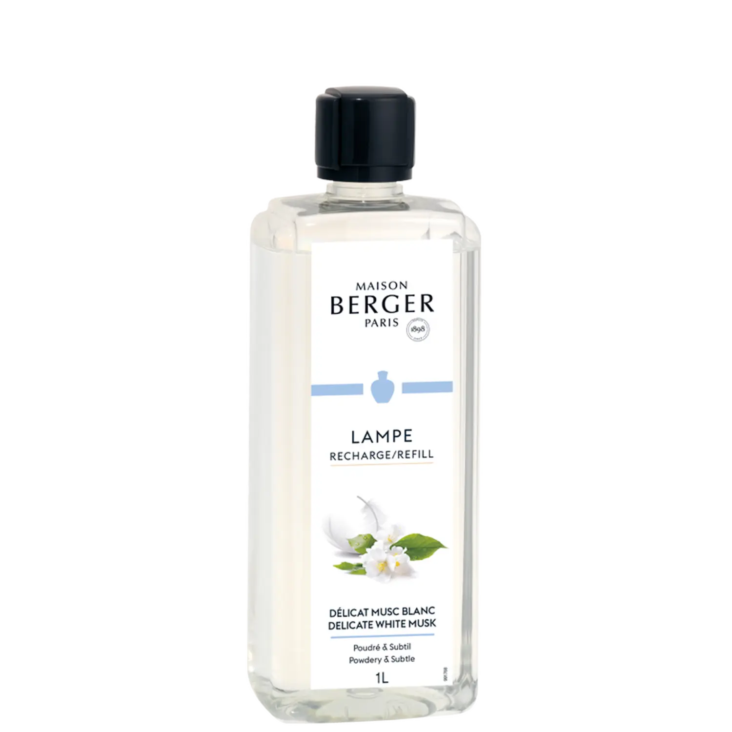 MAISON BERGER PARIS - Delicate White Musk – Lampe Berger Duft 1000 ml - Delikater Weißer Moschus - Maison Berger Refill
