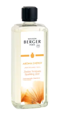 MAISON BERGER PARIS - Sparkling Zest – Lampe Berger Duft 1000 ml - Aroma Energy - Maison Berger Refill