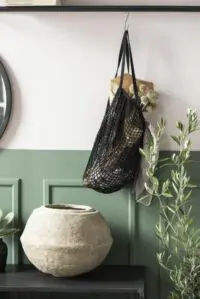 IB-LAURSEN - IB Laursen – Netztasche, Schwarz - 100% Baumwolle