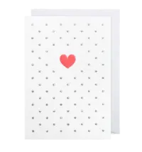 - Grußkarte – Love Heart - mit Kuvert