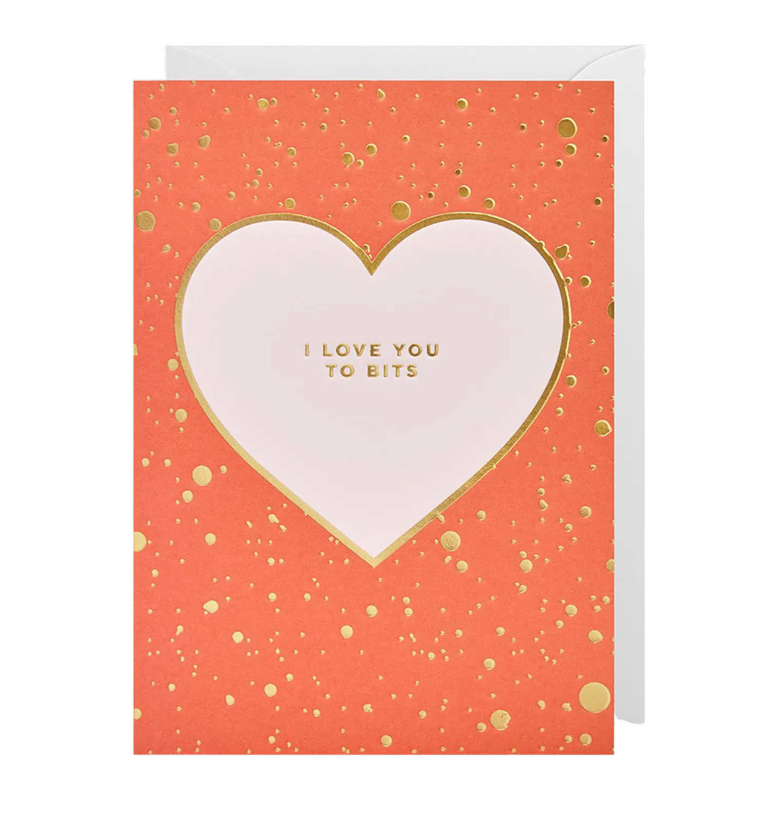 - Grußkarte – I Love You To Bits - mit Kuvert