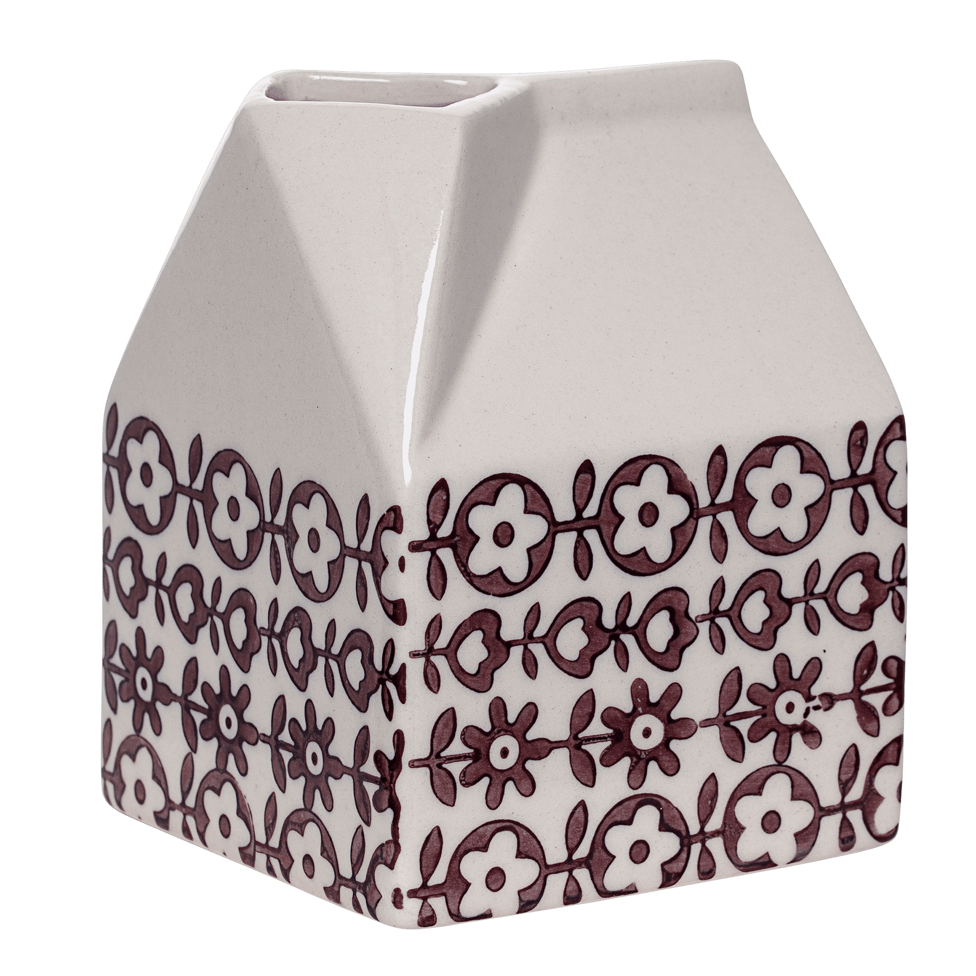 Bloomingville Milchkännchen Karine aus Keramik Bordeaux