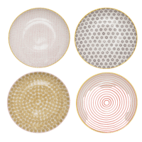 Bloomingville - Susie Teller, groß – 4er Set