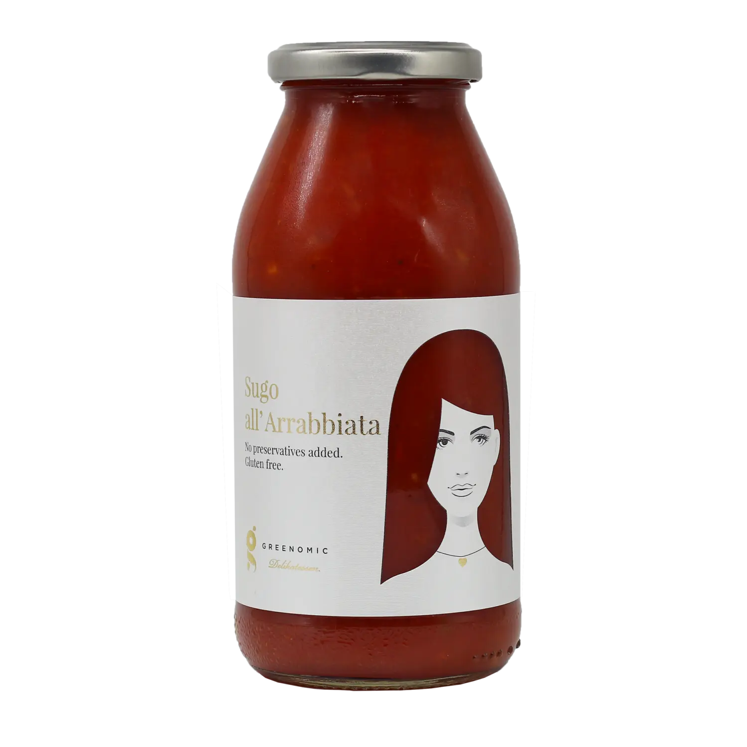 GREENOMIC - Good Hair Day Sugo – All´ Arrabbiata - Tomatensoße mit Chili