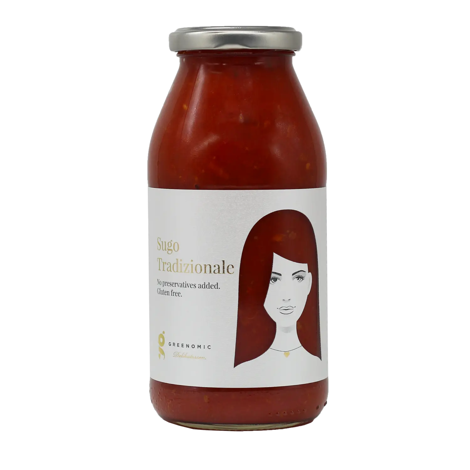 GREENOMIC - Good Hair Day Sugo – Tradizionale - Tomatensoße mit Oliven und Kapern.
