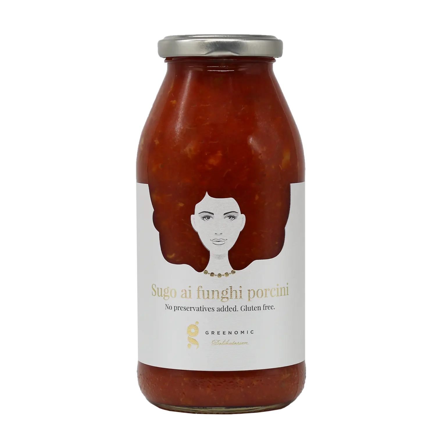 GREENOMIC - Good Hair Day Sugo – Ai Funghi Porcini - Tomatensoße mit Steinpilzen.