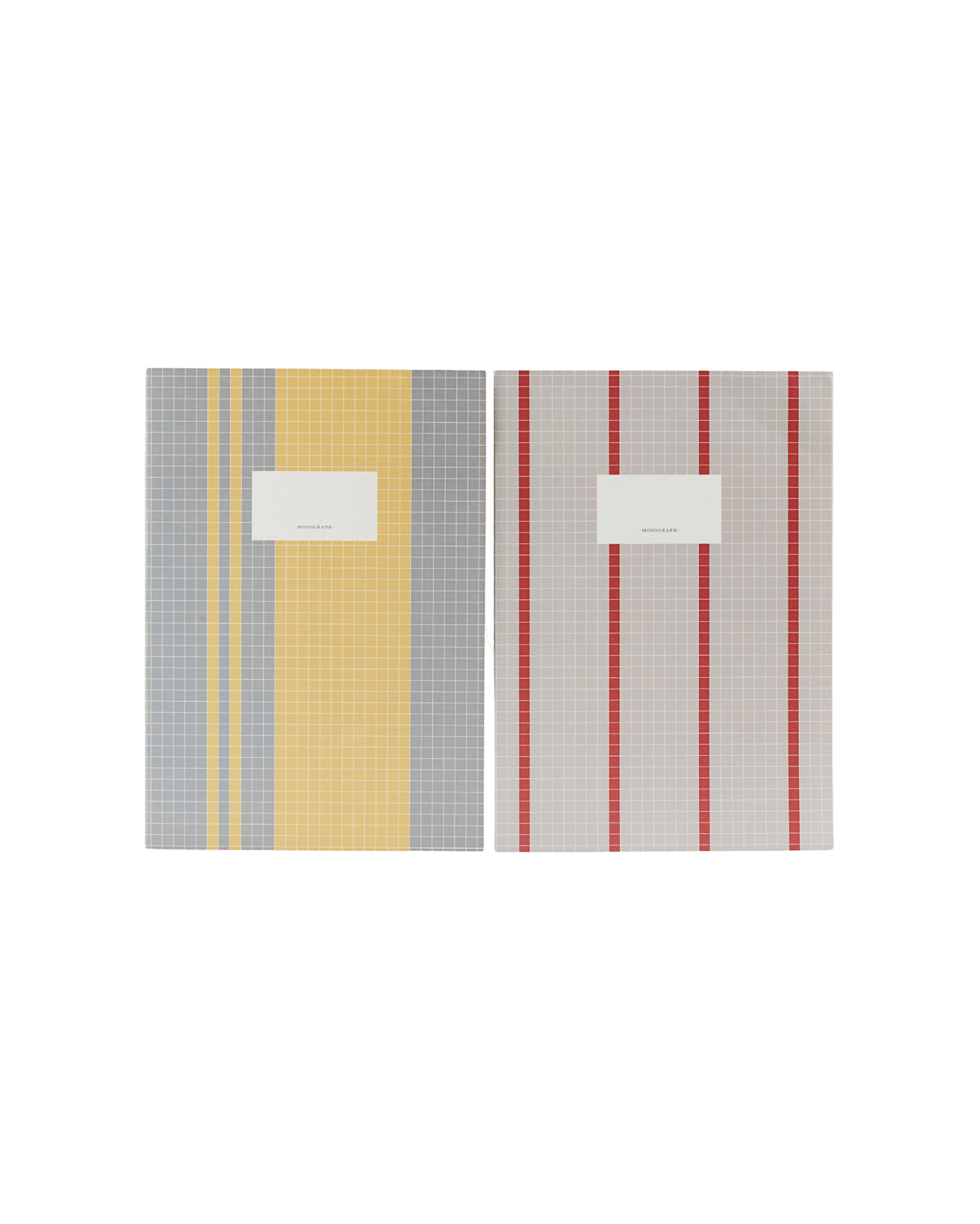 MONOGRAPH - Notizheft, Klein – Grau/Gelb - im 2er Set
