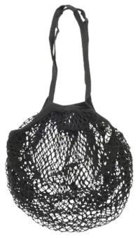 IB-LAURSEN - IB Laursen – Netztasche, Schwarz - 100% Baumwolle
