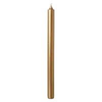 - Stabkerze – Gold - Tropffrei