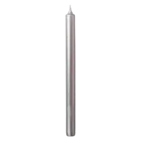 - Stabkerze – Silber - Tropffrei
