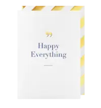 - Grußkarte – Happy Everything - mit Kuvert