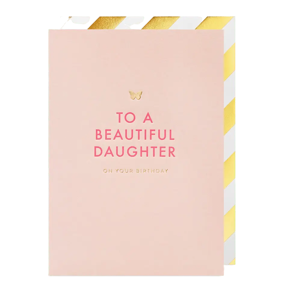 - Grußkarte – Beautiful Daughter - mit Kuvert