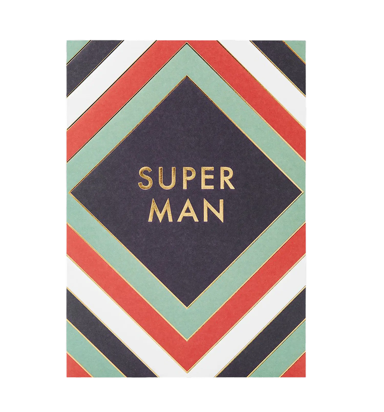 - Grußkarte – Super Man - mit Kuvert