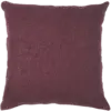 IB-LAURSEN - IB Laursen – Kissenhülle, Aubergine - aus 100% Leinen, 50x50cm