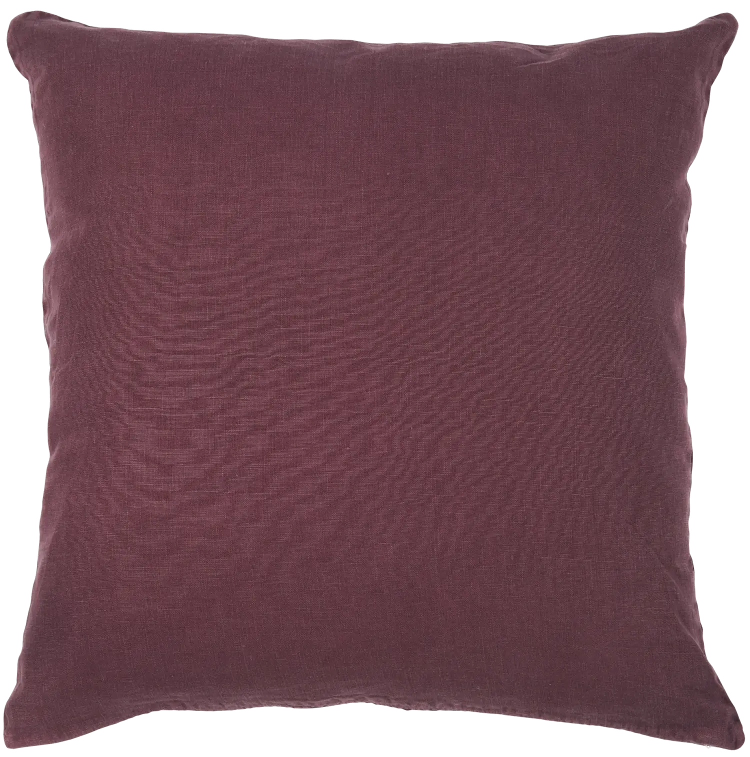 IB-LAURSEN - IB Laursen – Kissenhülle, Aubergine - aus 100% Leinen, 50x50cm
