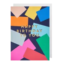 - Grußkarte – Happy Birthday - mit Kuvert