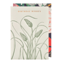 - Grußkarte – Birthday Wishes - mit Kuvert