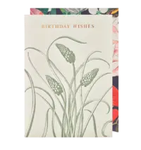 - Grußkarte – Birthday Wishes - mit Kuvert