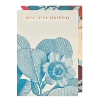 - Grußkarte – Beautiful Birthday - mit Kuvert