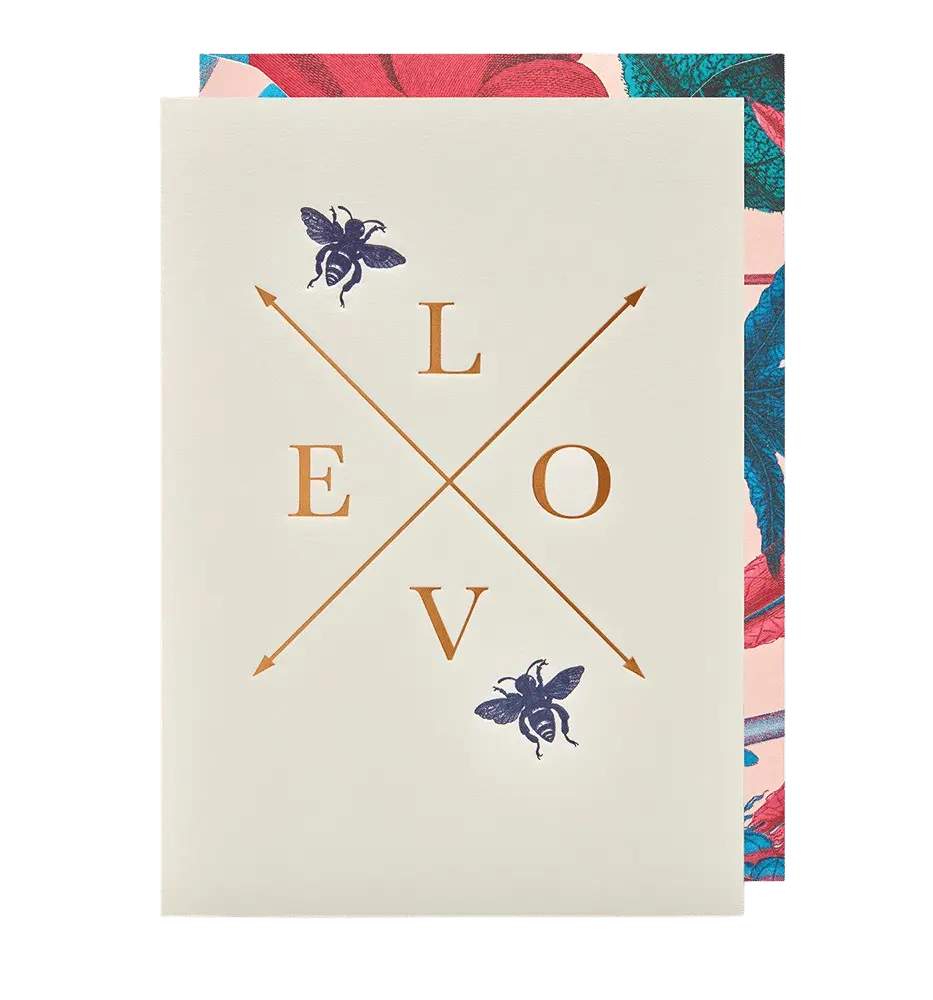 - Grußkarte – Love - mit Kuvert