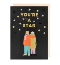 - Grußkarte You’re A Star - mit Kuvert