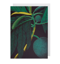 - Grußkarte – Green Flora - mit Kuvert