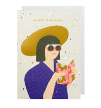 - Grußkarte – Happy Birthday - mit Kuvert