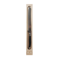 - Brotmesser – Schwarz - in Holzdisplay