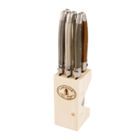 - 6 Steakmesser – Mineral Set - in Holzblock