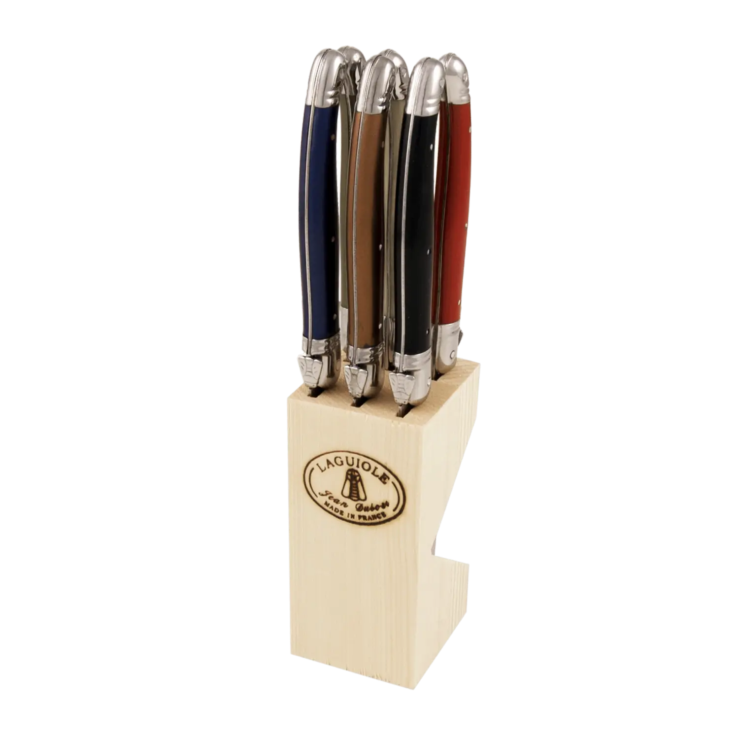 - 6 Steakmesser – Autumn Set - in Holzblock