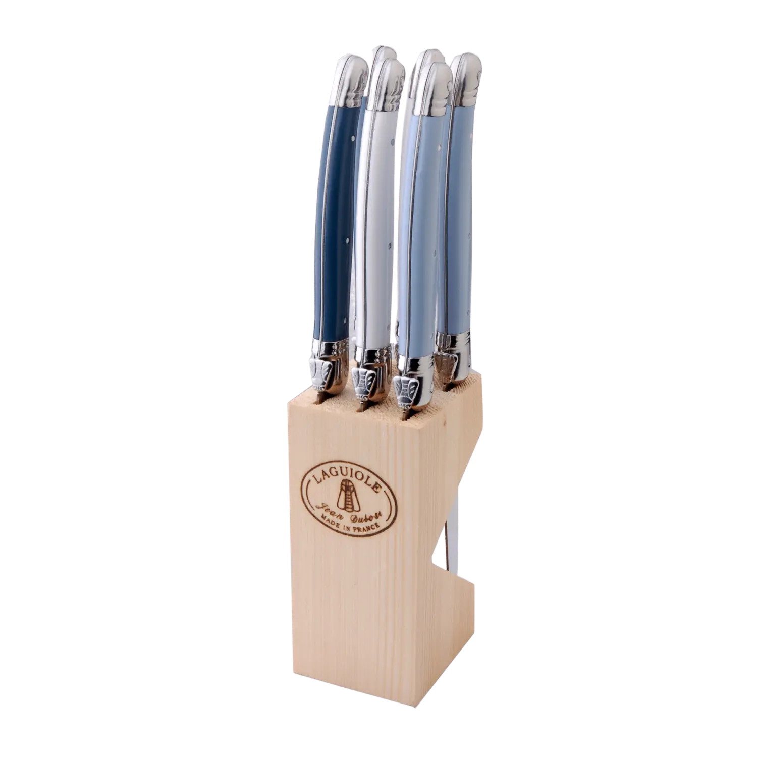 - 6 Steakmesser – Nordic Set - in Holzblock