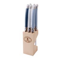 - 6 Steakmesser – Nordic Set - in Holzblock