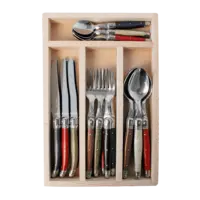 LAGUIOLE - 24- teiliges Tafelbesteck – Autumn Set - in Holzkasette