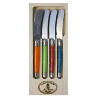 LAGUIOLE - 4 Buttermesser – London Set - in Holzdisplay