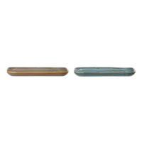 Bloomingville - Aime Teller, groß – 2er Set - Servierplatte