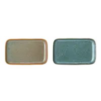 Bloomingville - Aime Teller, groß – 2er Set - Servierplatte