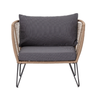 Bloomingville - Bloomingville – Mundo Lounge Chair - aus Metall