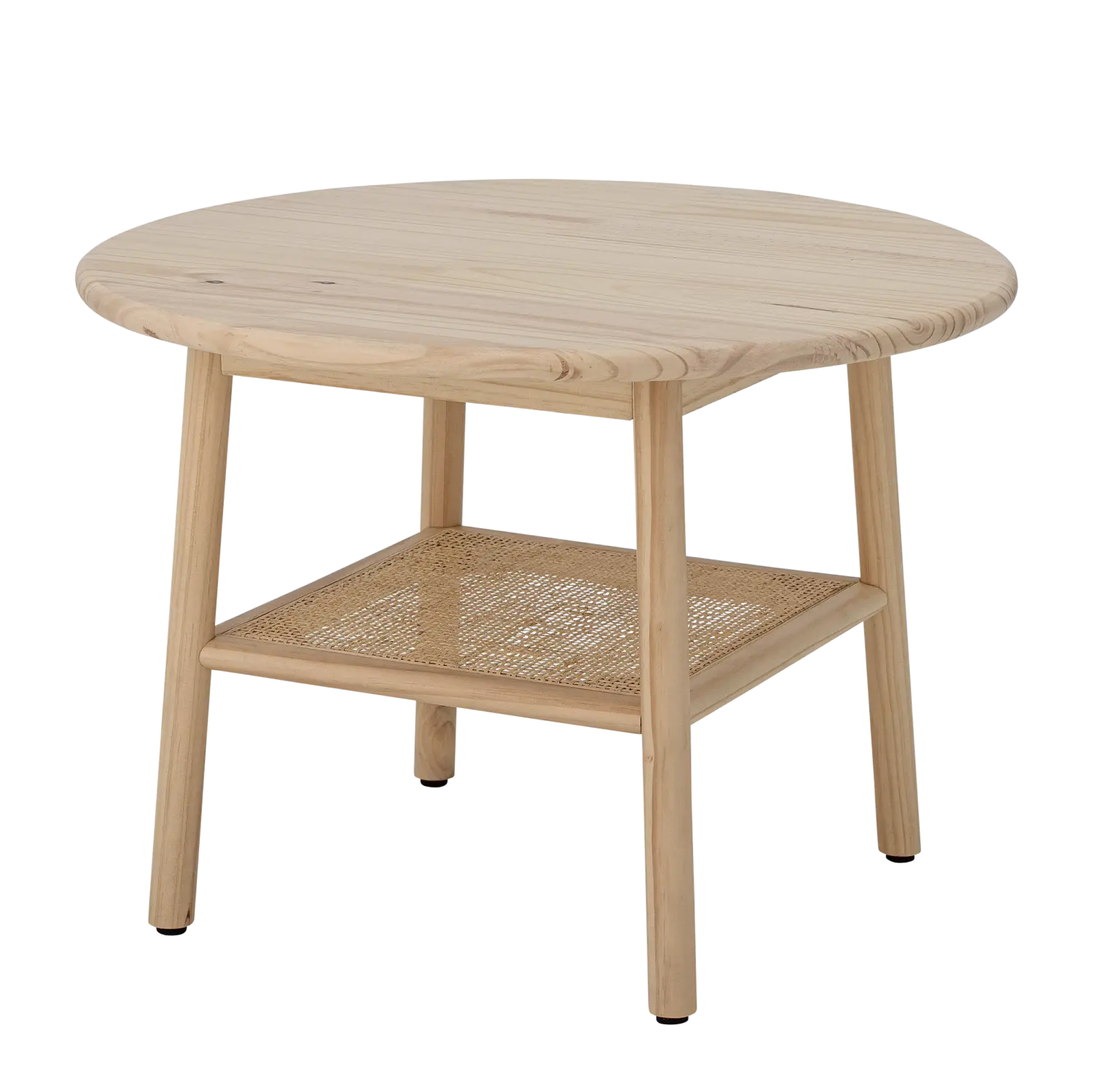 Bloomingville - Bloomingville – Camma Couchtisch, Natur mit Rattan - D60xH42 cm