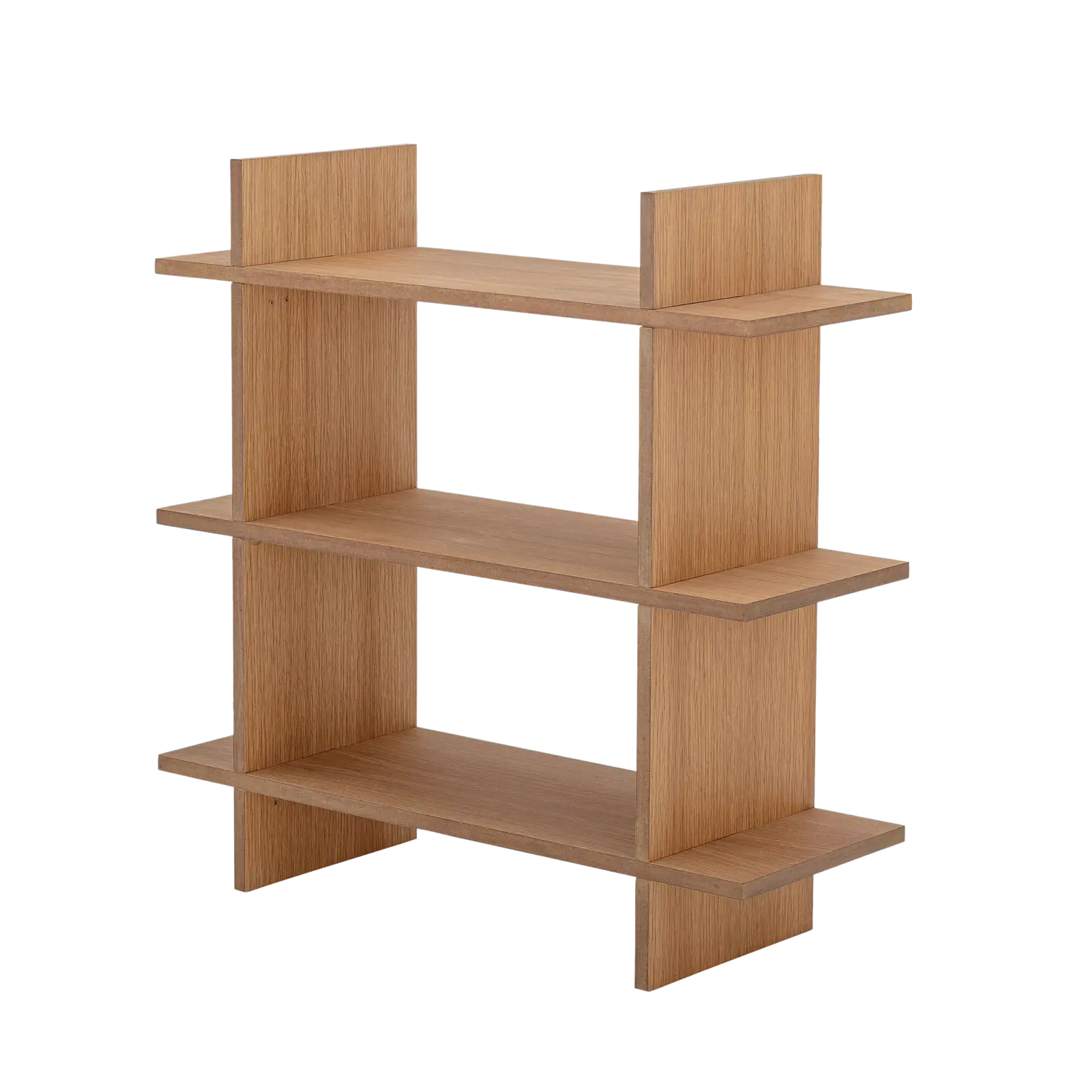 Bloomingville - Bloomingville – Gitt Bücherregal, Natur - L70xH70xW25 cm